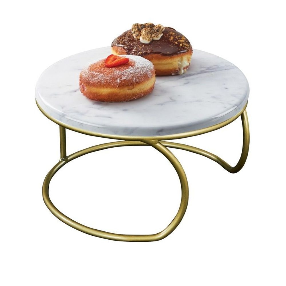 Cal-Mil Heritage Round Marble Riser, 12 inch Dia. X 6 inch Height