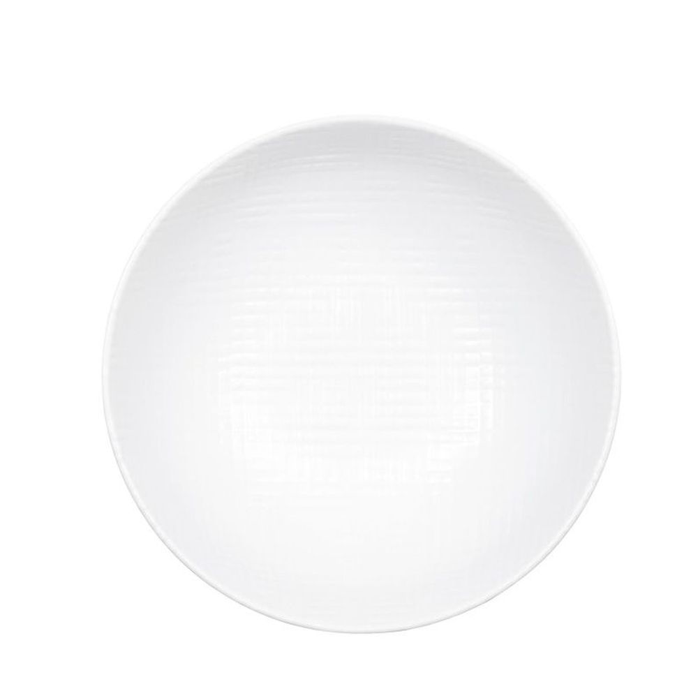Cal-Mil Sedona White Melamine Bowl, 10.5 inch Dia. x 3 inch Height