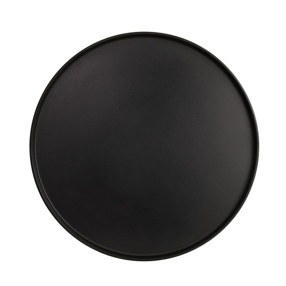 Cal-Mil Hudson Black Melamine Platter, 16 inch Dia. x 1.5 inch Height -- 6 per case