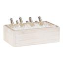 Cal-Mil Newport Ice Housing with Clear Pan, 12 inch Width x 20 inch Depth x 6.5 inch Height