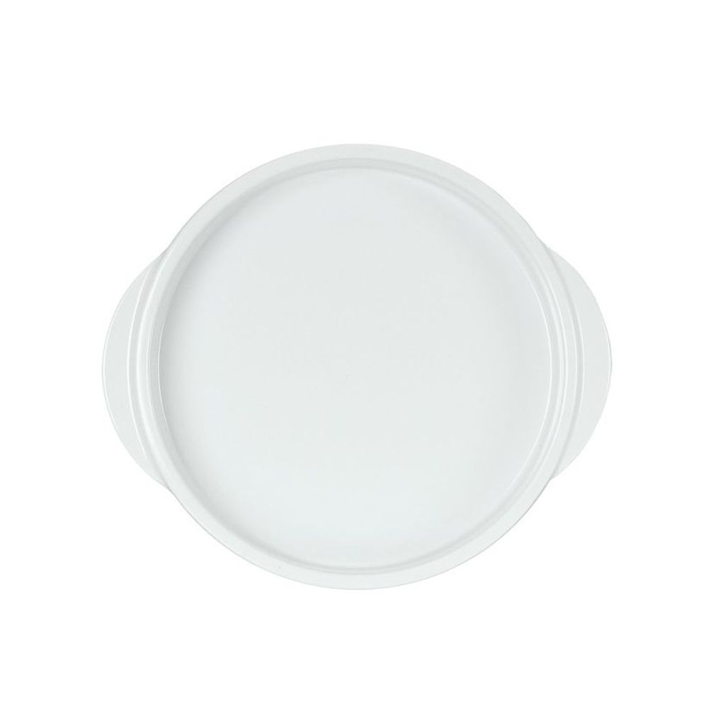 Cal-Mil Melamine Round White Cocotte, 7 inch Dia. x 1.375 inch Height