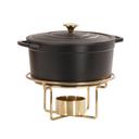Cal-Mil Monaco Chafer Alternative, 12 inch Dia. x 7 inch Height