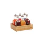 Cal-Mil Madera Bitters Bottle Caddy, 7.5 inch Width x 5.5 inch Depth x 6.5 inch Height