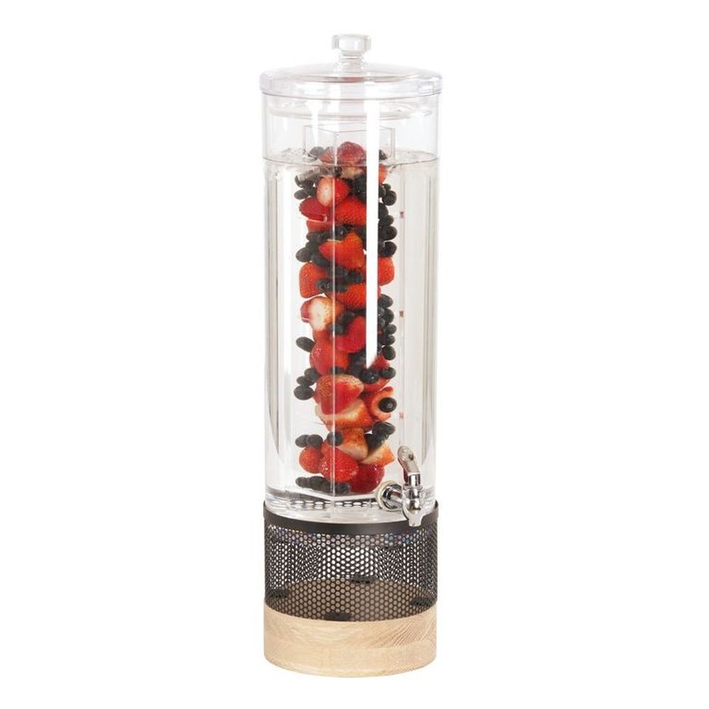 Cal-Mil Camden 3 Gallon Beverage Dispenser with Infusion Chamber, 10.5 inch Dia x 24 inch