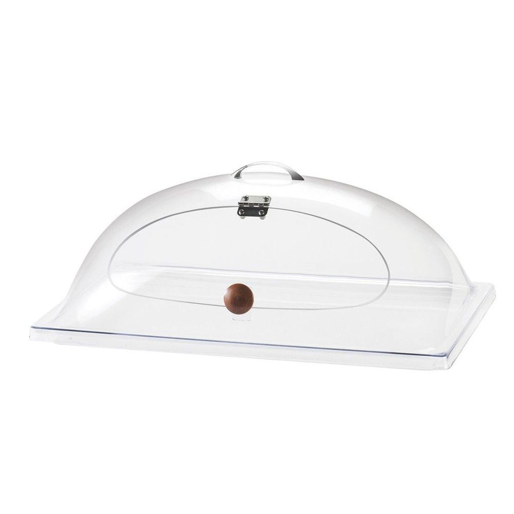 Cal-mil Clear Dome Cover With Front Door, 15.5 Inch Length X 11.375 Inch Width X 6.5 Inch Height -- 4 Per Case