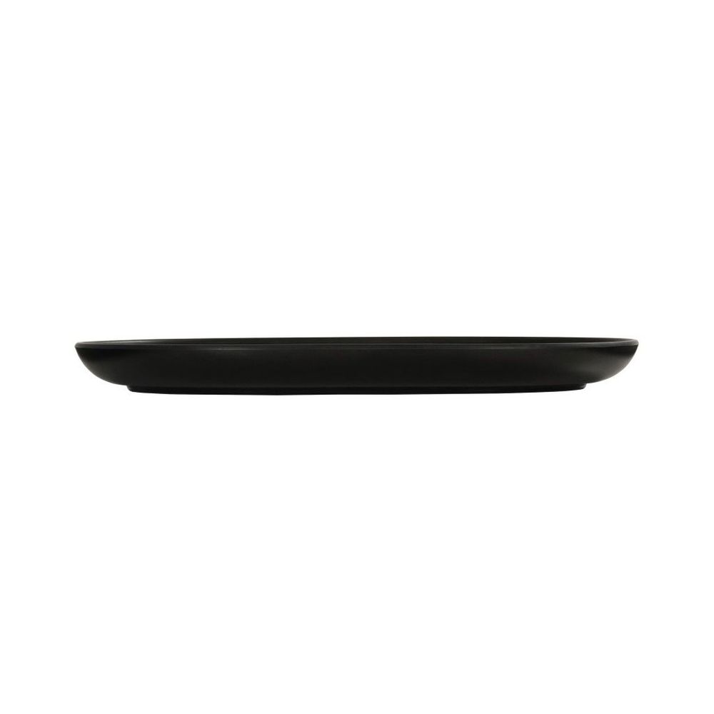 Cal-Mil Oslo Melamine Black Platter, 11 inch Width x 7 inch Depth x 1 inch Height