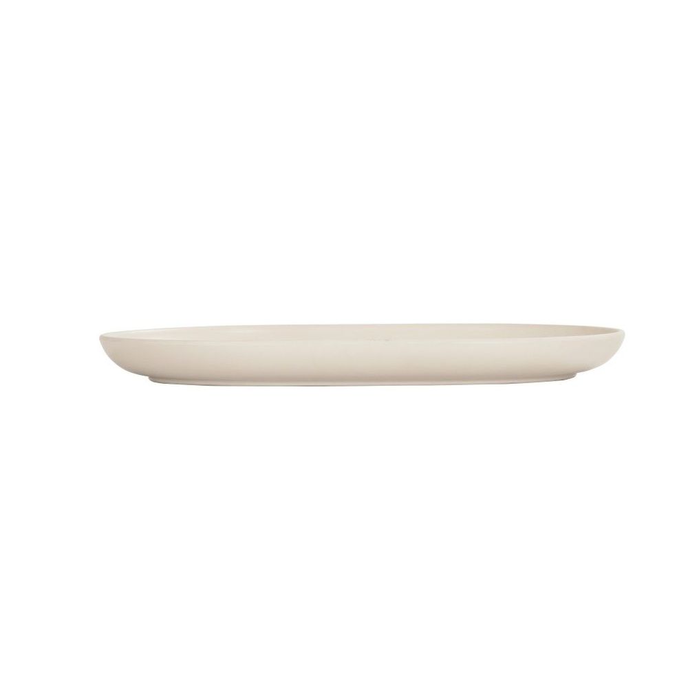 Cal-Mil Oslo Melamine Ivory Platter, 13 inch Width x 9 inch Depth x 1.125 inch Height -- 6 per case