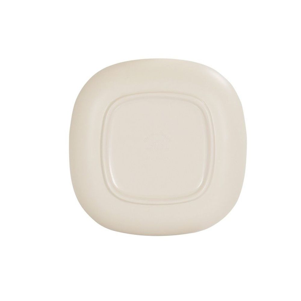 Cal-Mil Oslo Melamine Ivory Square Plate, 6 inch Width x 6 inch Depth x 1 inch Height -- 6 per case