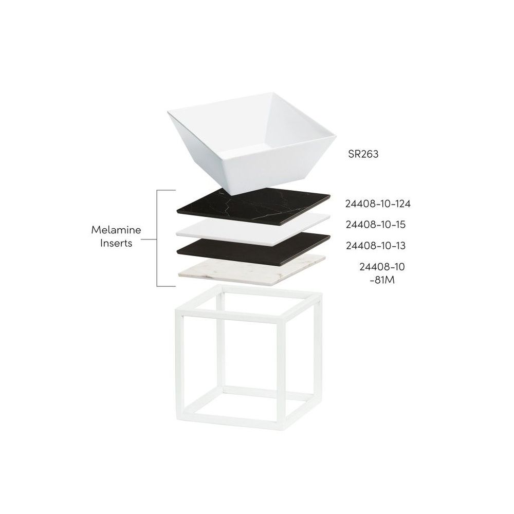 Cal-Mil Juno 10 inch Open Frame Cube Riser, 10 x 10 x 10 inch