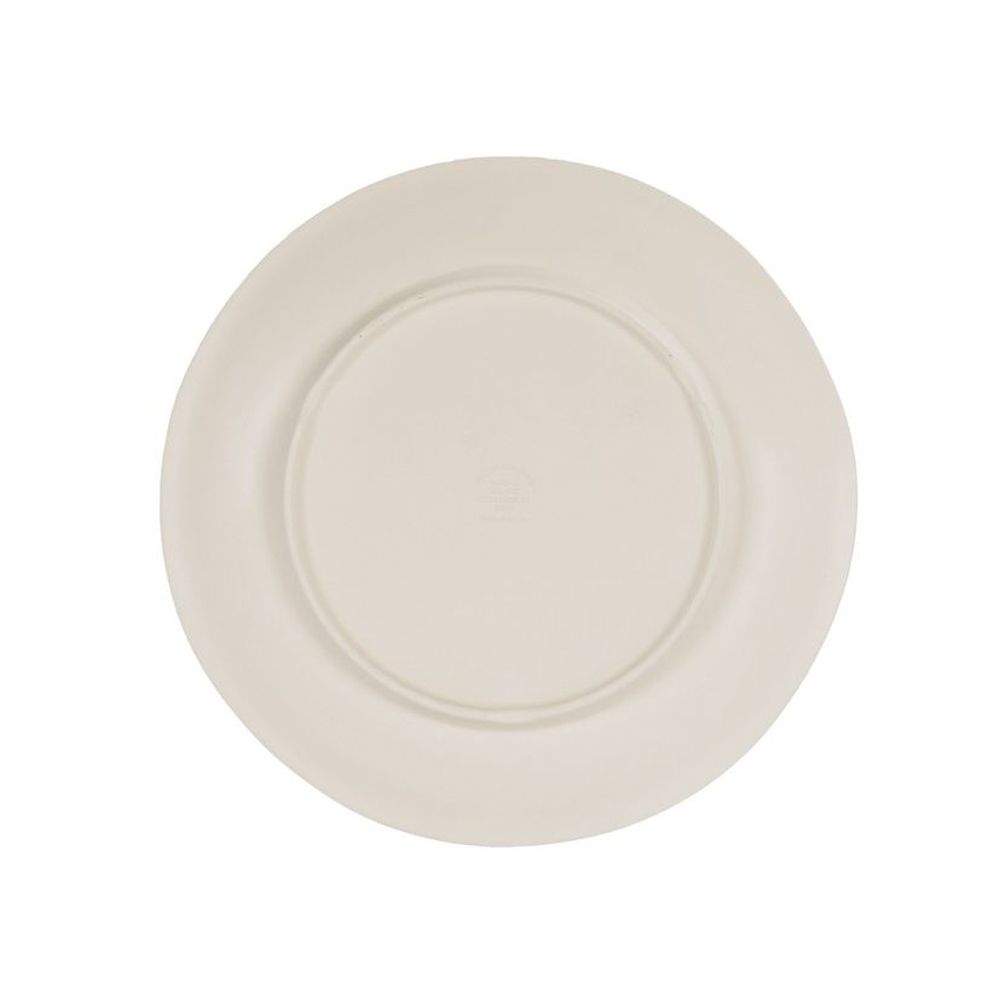 Cal-Mil Hand Thrown Ivory Melamine Plate, 7 inch Width x 0.854 inch Height -- 6 per case
