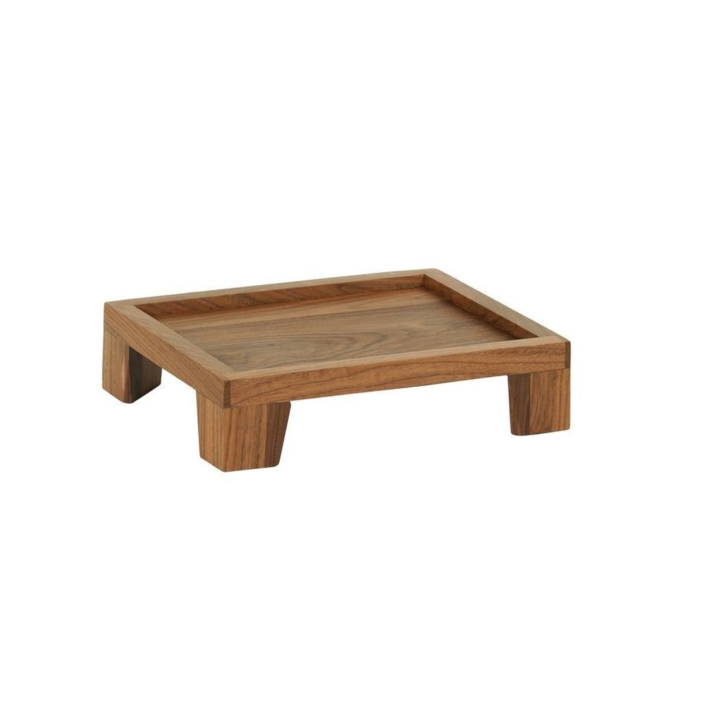 Cal-Mil Sydney Walnut Taper Leg Riser, 10 inch Width x 12 inch Depth x 3 inch Height