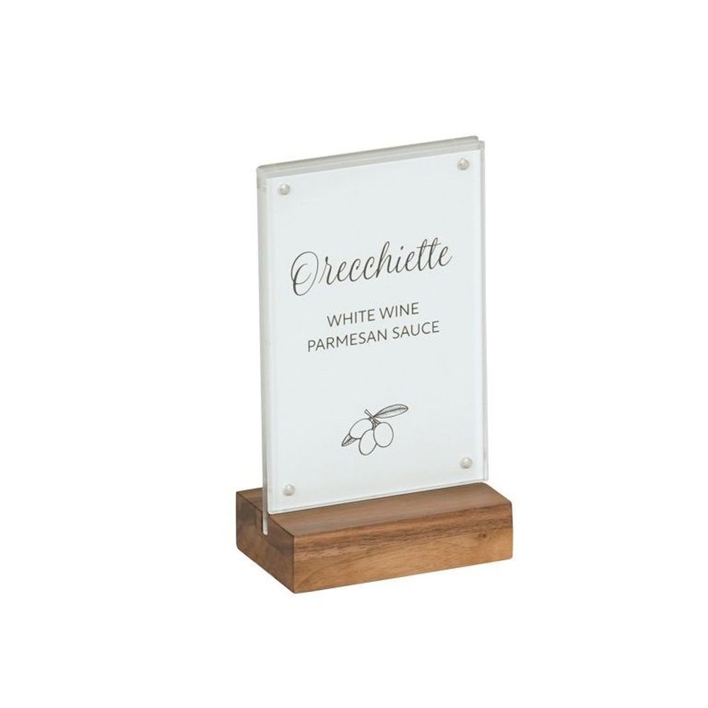 Cal-Mil Sydney Walnut Card Holder, 4 inch Width x 2.5 inch Depth x 6.5 inch Height