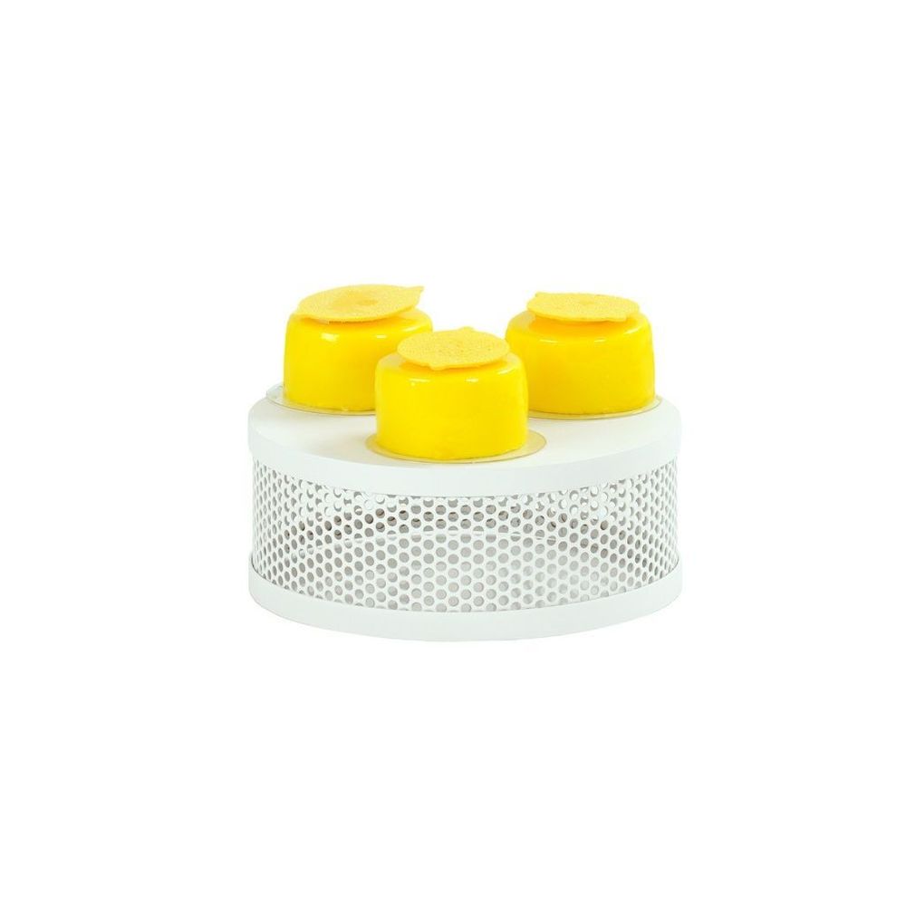 Cal-Mil Juno Perforated Round Riser, 7.5 inch Width x 3 inch Height