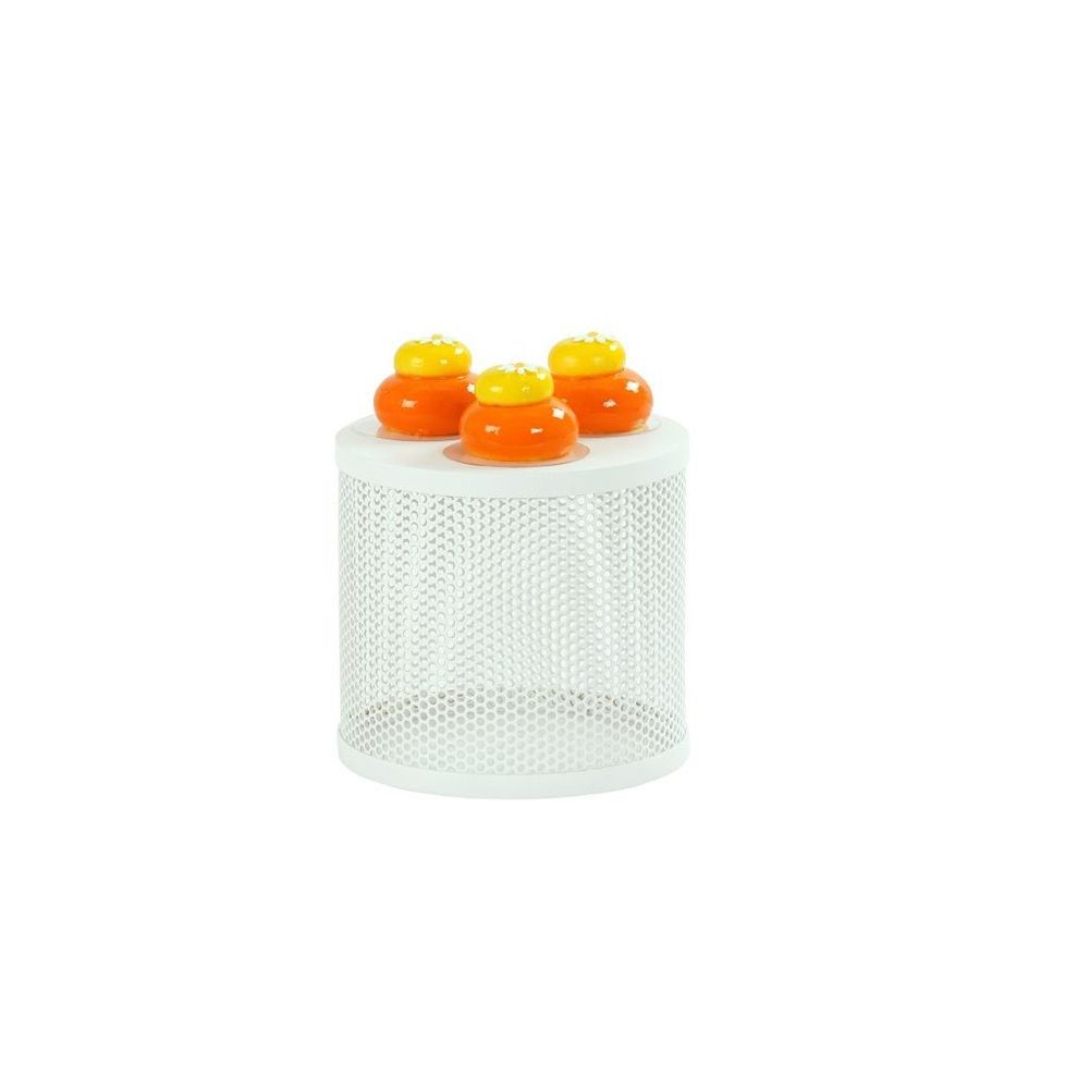 Cal-Mil Juno Perforated Round Riser, 7.5 inch Dia. x 7 inch Height
