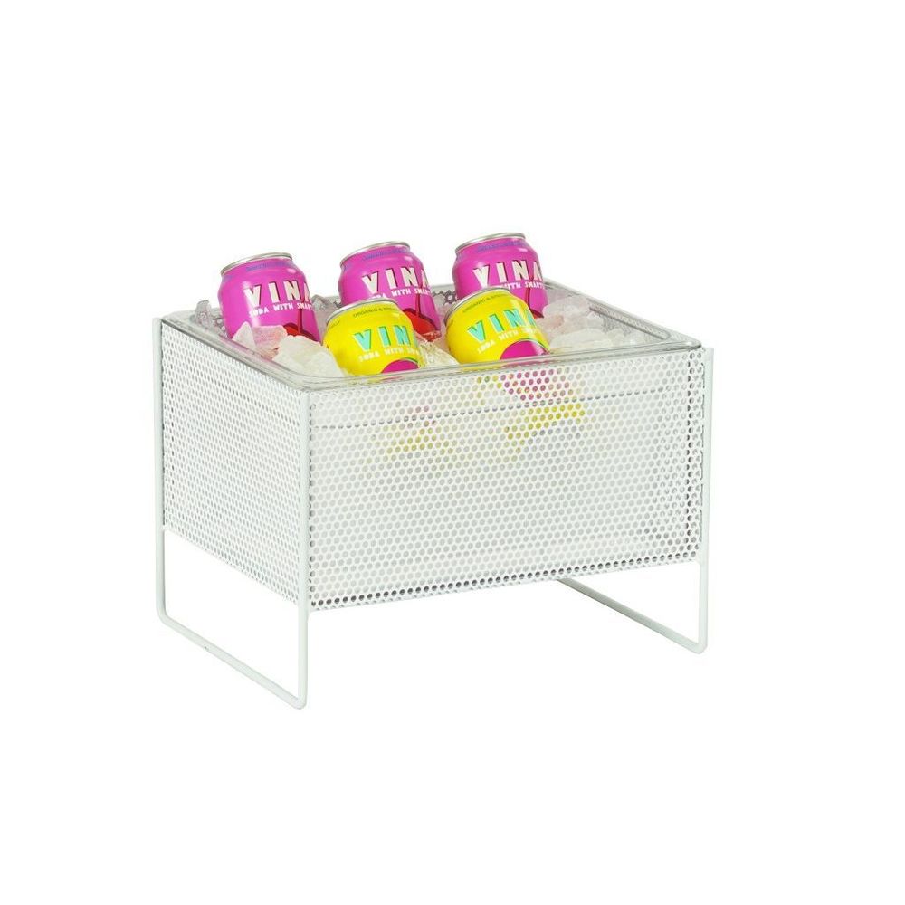 Cal-Mil Juno White 10 X 12 inch Ice Housing, 13 inch Width x 10 inch Depth x 9.5 inch Height
