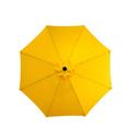 American Maid Aluminum Yellow Umbrella with Crank, 9 feet -- 4 per case