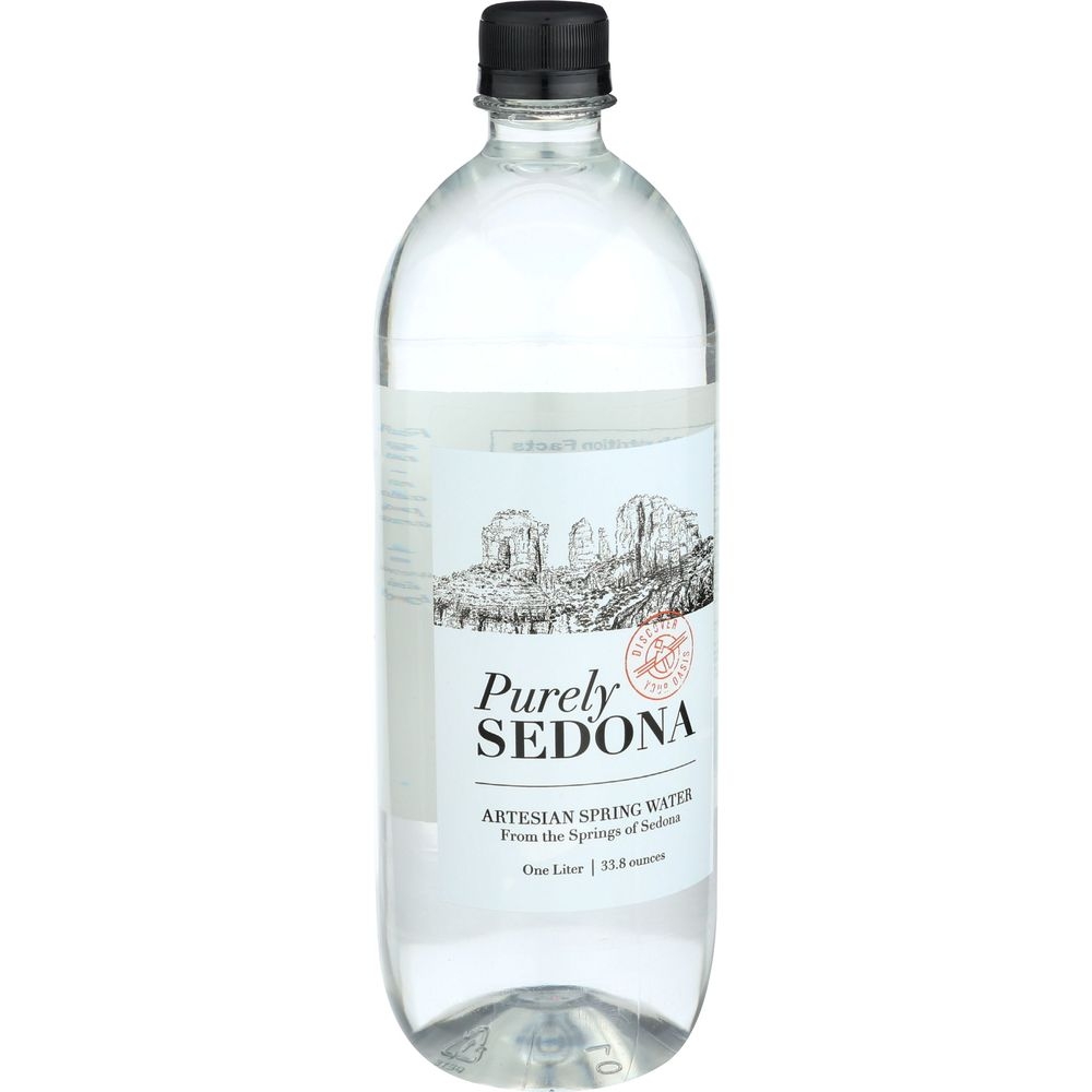 Purely Sedona Artesian Spring Water, 1 Liter -- 12 per case