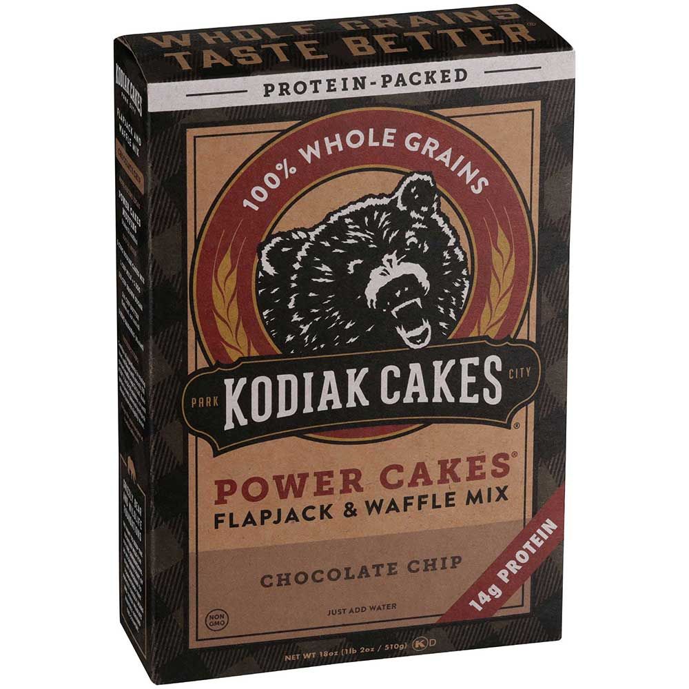 Kodiak Power Cakes Chocolate Chip Flapjack And Waffle Mix, 18 Ounce -- 6 Per Case