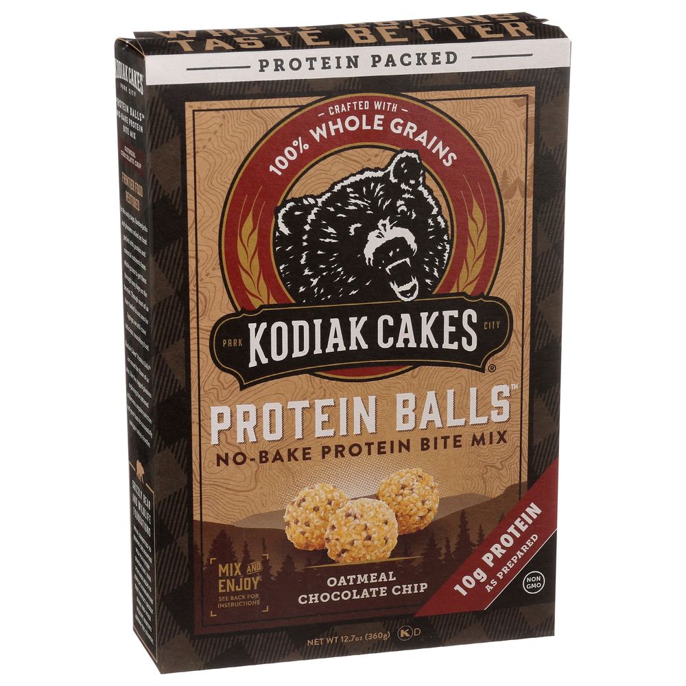 Kodiak Chocolate Chip Oatmeal Protein Ball Mix, 12.7 Ounce -- 6 per case