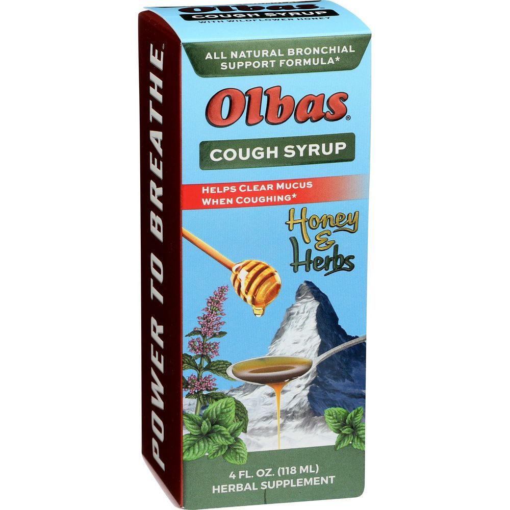 Olbas Honey And Herbs Cough Syrup, 4 Ounce