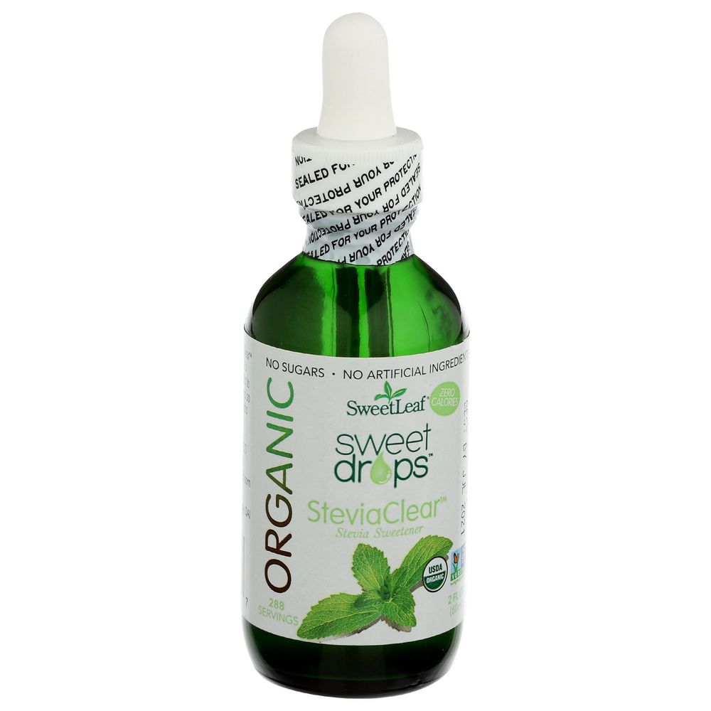 Sweetleaf Organic Sweet Drop SteviaClear Sweetener, 2 Ounce -- 3 per case