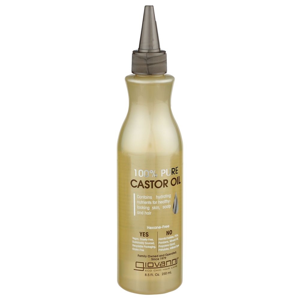 Giovanni 100 Percent Pure Caster Oil, 8.5 Fluid Ounce