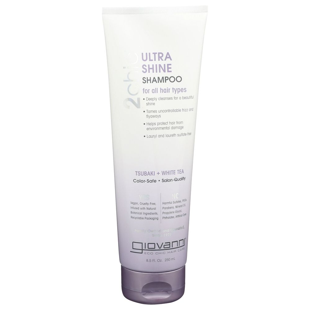 Giovanni 2chic Tsubaki and White Tea Ultra Shine Shampoo, 8.5 Fluid Ounce