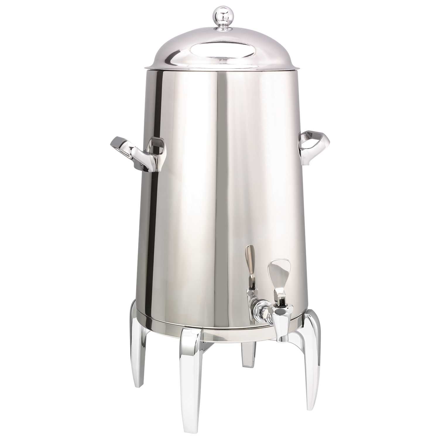 Service Ideas Flame Free Thermo-urn Polished Stainless Modern Style Vacuum Insulated Urn, 5 Gallon Capacity
