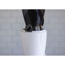 Service Ideas Twist N Serv Black Foam Insulated Carafe with Push Button Lid, 0.6 Liter Capacity