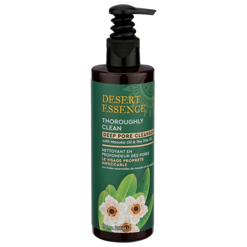 Desert Essence Thoroughly Clean Deep Pore Cleanser, 8.5 Fluid Ounce
