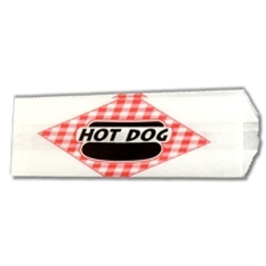 Great Western Regular Paper Hot Dog Bags -- 1000 Per Case