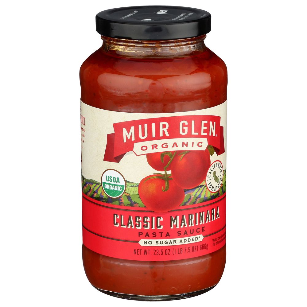 Muir Glen Organic No Sugar Added Classic Marinara Pasta Sauce, 23.5 Fluid Ounce -- 12 per case