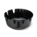 Tablecraft Black Phenolic Melamine Classic Stacking Deepwell Ashtray, 4.125 x 4.125 x 1.875 inch -- 72 per case