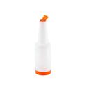 Tablecraft Pour Master Complete with Orange Cap and Spout, 1 Quart Capacity -- 12 per case