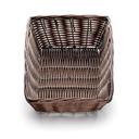 Tablecraft Polypropylene Cord Brown Rectangular Handwoven Basket, 9 x 6 x 2.5 inch -- 12 per case