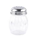 Tablecraft Copolyester Swirl Plastic Shaker with Stainless Steel Perforated Top, 6 Ounce Capacity -- 24 per case