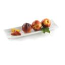 Tablecraft Frostone Collection Melamine Textured Finish Rectangular Serving Tray, 15.75 x 5 x 1 inch