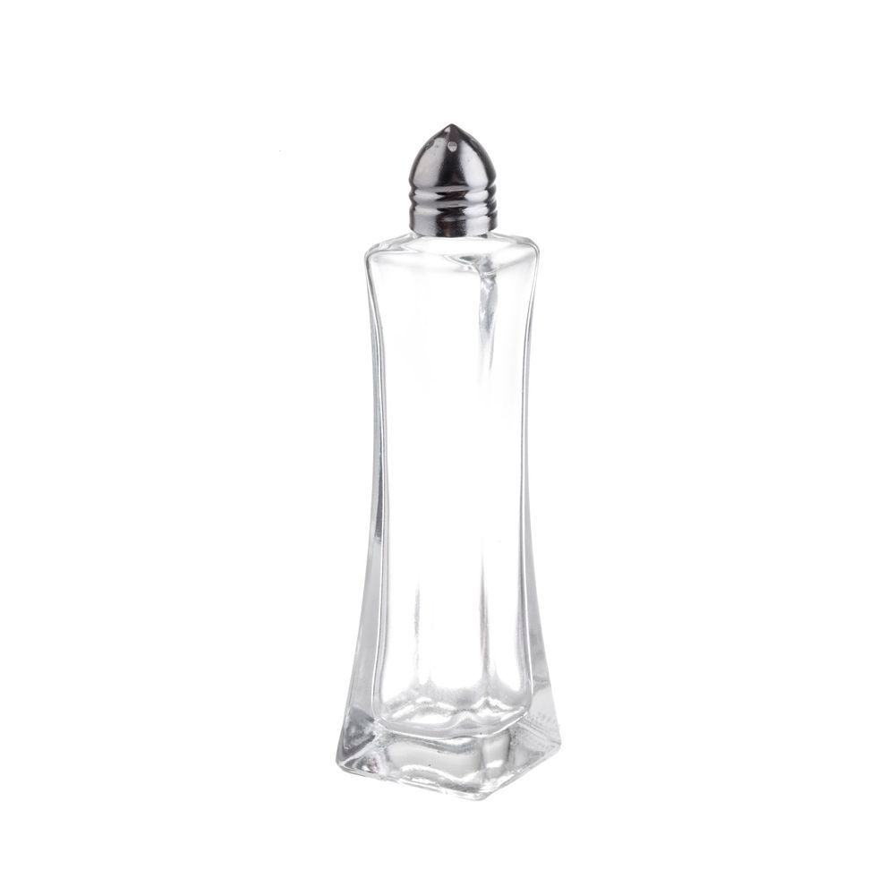 Tablecraft Metro Collection Glass Salt And Pepper Shakers Jar For 81 Metro Salt And Pepper Shaker -- 24 Per Case