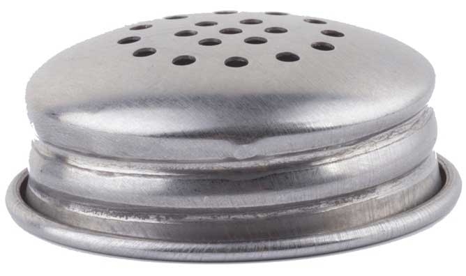 Tablecraft Authentic Collection Recycled Green Glass Salt And Pepper Shakers With Tops, 4 Ounce Capacity -- 24 Per Case