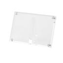 Tablecraft Rectangular Acrylic Magnetic Card Sign Holder, 4 x 1.25 x 2.5 inch