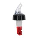 Tablecraft Plastic Proper Pour III with Black Collar, 1 Ounce Capacity -- 12 per case