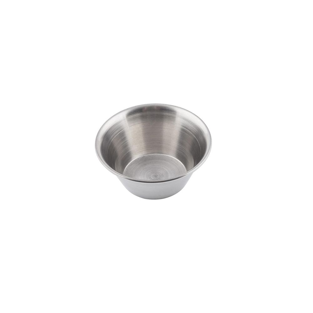 Tablecraft 200 Series Stainless Steel 2 Ounce Round Sauce Cup, 12 count -- 8 per case