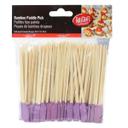 Tablecraft 4.5 inch Bamboo Purple Paddle Pick, 100 count -- 12 per case