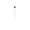 Tablecraft 4.5 inch Bamboo Basketball Sport Pick, 100 count -- 12 per case