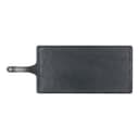 Tablecraft Frostone Slate Collection Large Black Rectangular Serving Paddle with Handle, 8 x 20 x 0.5 inch