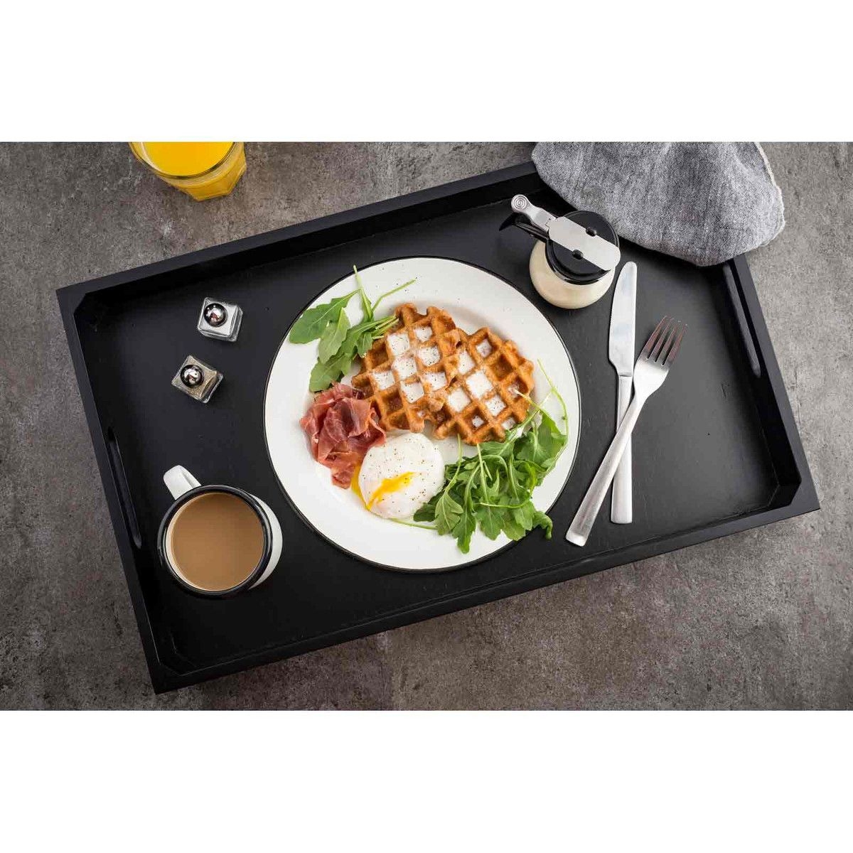 Tablecraft Polypropylene Teardrop Syrup Dispenser with Black ABS Top, 10 Ounce Capacity -- 12 per case