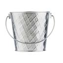 Tablecraft Lattice Collection Stainless Steel Pail, 5 x 4 x 4 inch