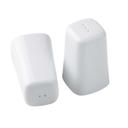 Tablecraft White Melamine Square Salt and Pepper Shaker Set, 1.25 Ounce Capacity