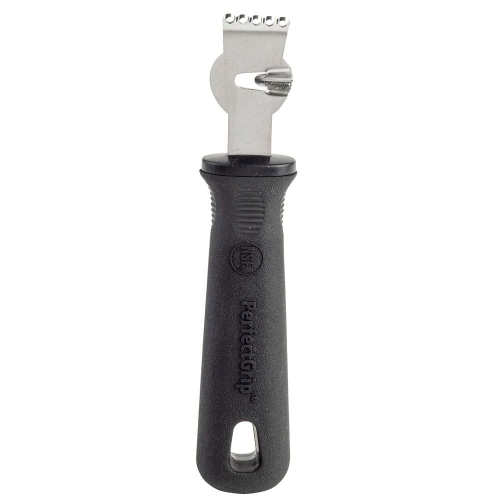 Tablecraft Perfectgrip 420 Stainless Steel Zester/lemon Peeler, 1.125 X .875 X 5.75 Inch -- 12 Per Case