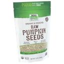 Now Organic and Unsalted Raw Pumpkin Seeds, 12 Ounce -- 12 per case